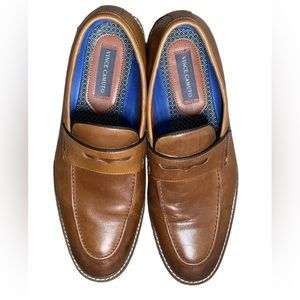 Vince Camuto Men's Lachlan Loafer Cognac Size‎ 10.5
